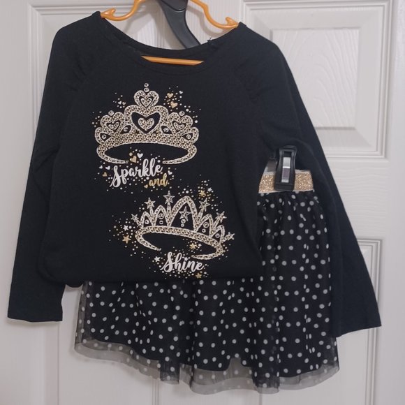 Girls size 5 shirt and skirt set - Epic Threads New - Picture 3 of 6